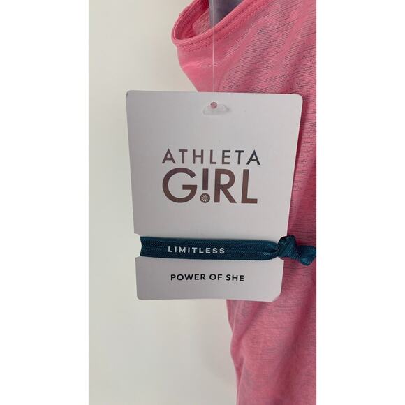 Athleta Girl Limitless Pink Perfect Pair Tank Camisole 2 in 1 Size Small NWT - Picture 7 of 9